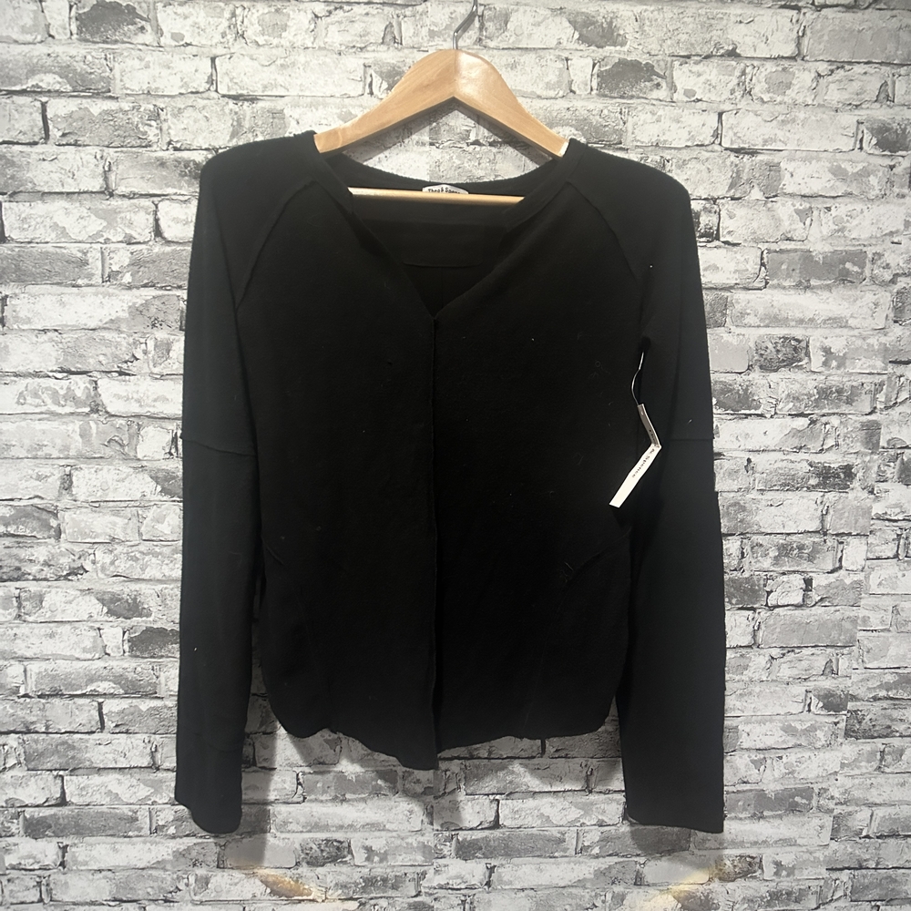 EUC Theo & Spence Women's Classic Black Sweater Blouse Size Medium